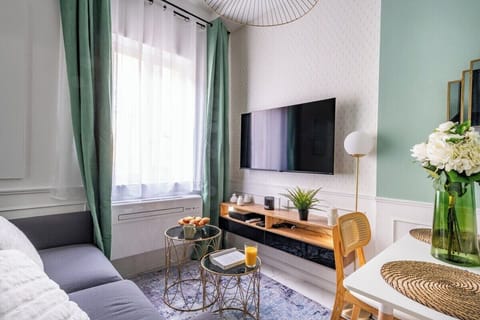 Living room with sofa bed