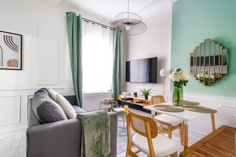 Living room with sofa bed