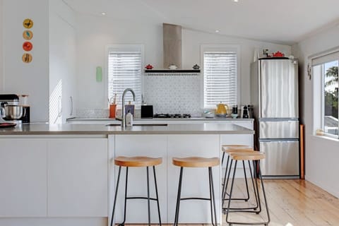The kids can hang out with you whilst you cook but stay safe on the stools.