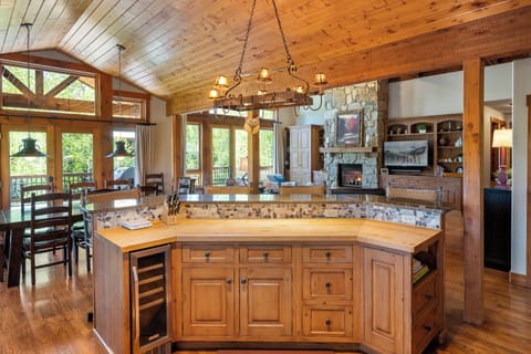 Forest views from the kitchen