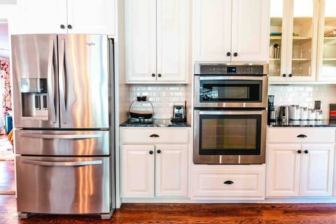 This well curated kitchen has everything you need to create an impressive meal. 