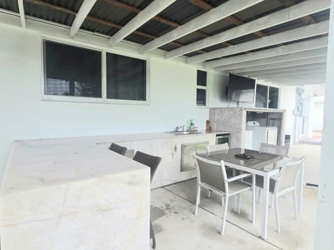 Outside gathering area