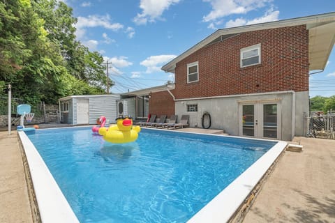 Large in ground pool. 