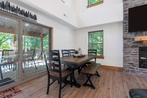 Make mealtime memories together at the dining table, seating 7