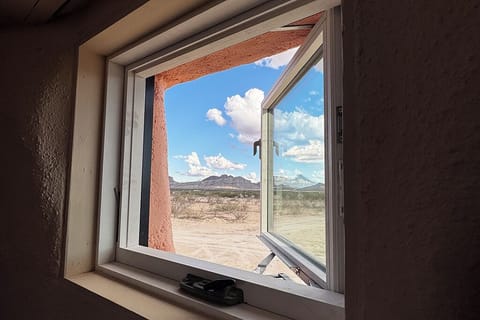 Open your window & take advantage of cool West Texas desert nights at Sanadora.