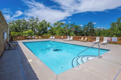 Spectacular community pool just up the road