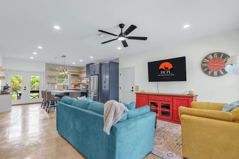 Open concept home with two bedrooms