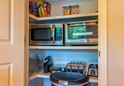 From pots and pans to snacks and gadgets, our well-equipped pantry has everything you need.