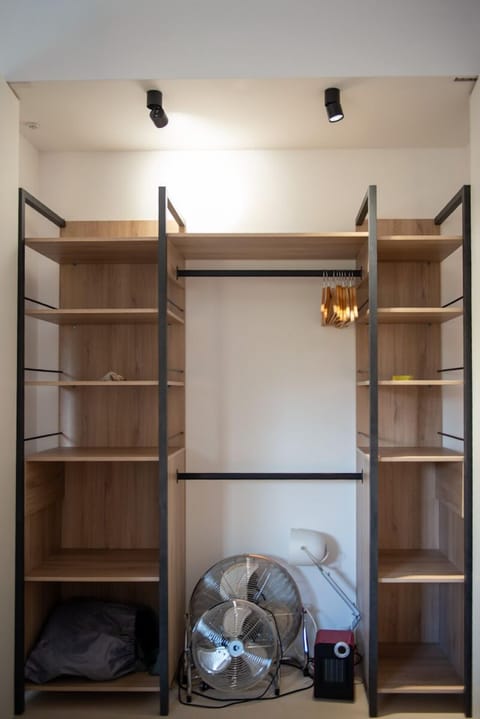 Walk-in wardrobe in the master bedroom