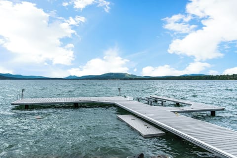 Private Dock with boat lift
