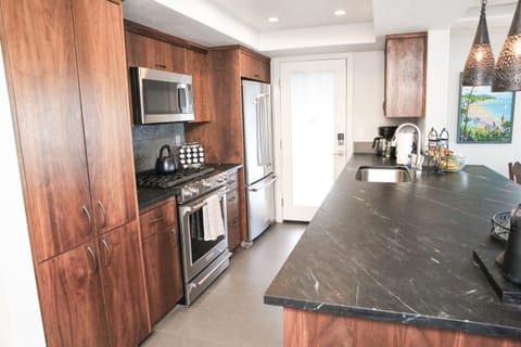 Fully stocked kitchen