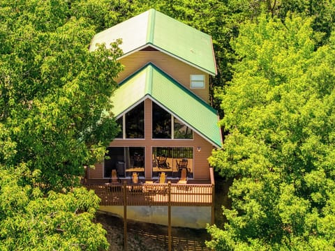 Pigeon Forge Cabin with a View "Heavenly Gaze" - Aerial view of the cabin