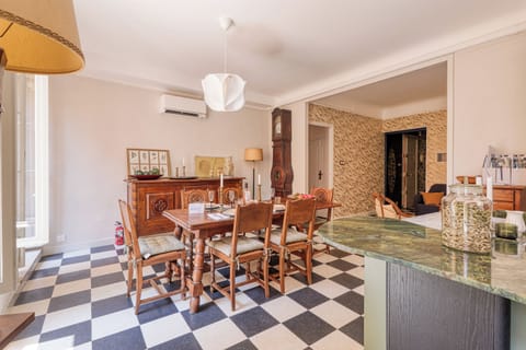 Kitchen and dining area