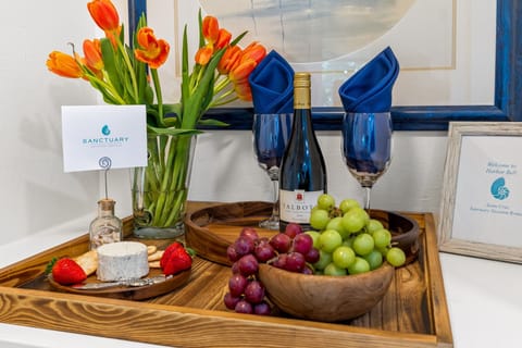 Wine and Cheese to Welcome You! Just Add Fruit!