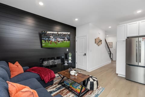 Watch your fave football teams in our living room TV