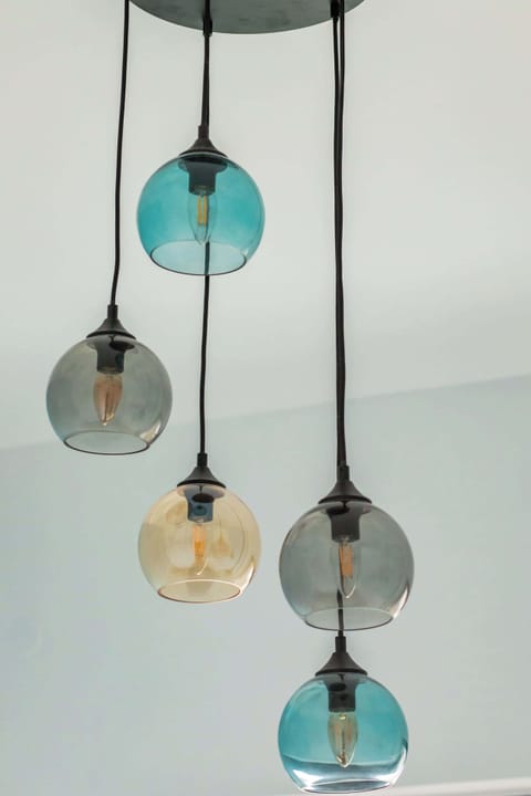 Stylish accessories in the apartment. 