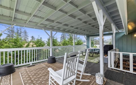Relaxing covered porch