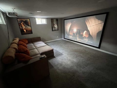 Basement movie room
