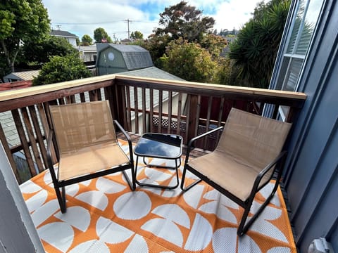 Private balcony off 2nd bedroom