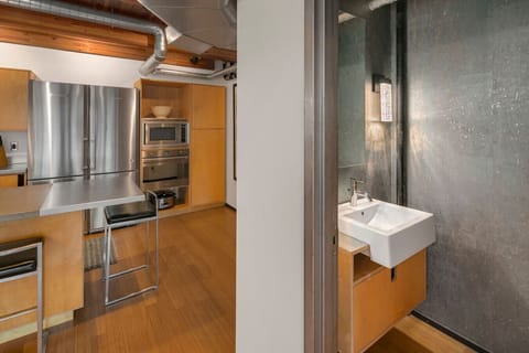 Half Bathroom next to the kitchen