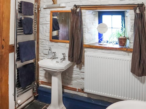 Bathroom | Thatched Cottage - Llwyndryssi Retreats, Llandeilo