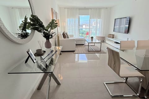 Dining room and living room