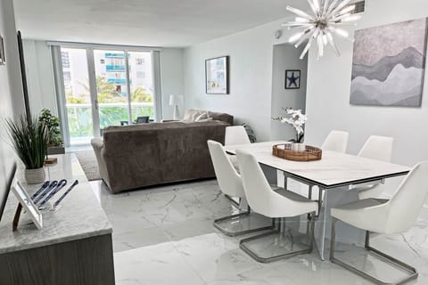 Dining room and living room