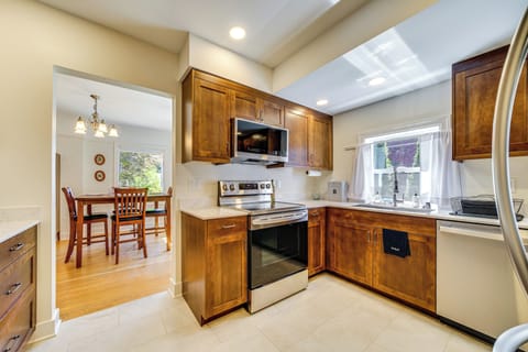 Property Interior | 2-Story Home | Free WiFi | Central Heat & A/C