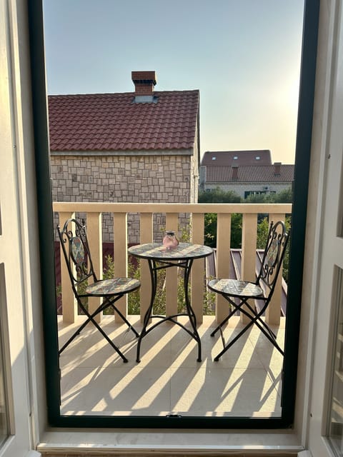 Small balcony connected to the second bedroom