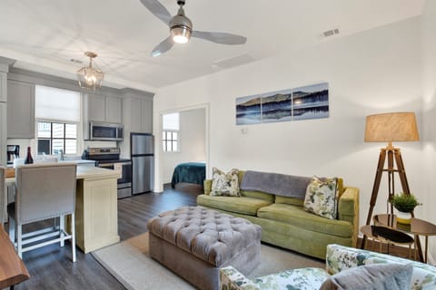 Unwind in the cozy carriage—a private retreat right in your back yard.