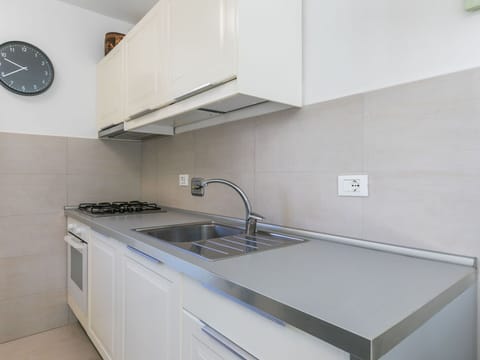 Kitchen, Countertop, Kitchen Appliance, Major Appliance, Flooring, Kitchen Sink, Cabinetry, Wood, Interior Design, Sink