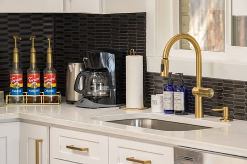 Updated and fully stocked kitchen