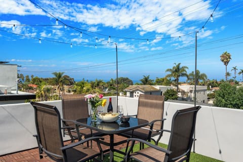 Welcome To Seaside Spiral! Rooftop Deck Accessed by the Two Story Spiral Staircase.