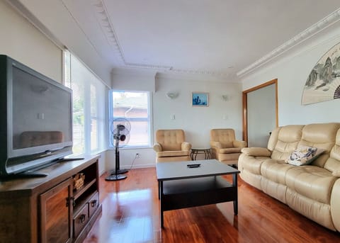 Relax on the comfy lounge chairs to watch TV or read a book.