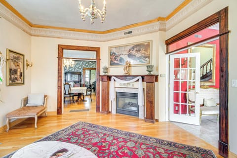 Property Interior | 3-Story Home | Central A/C & Heating | Free WiFi