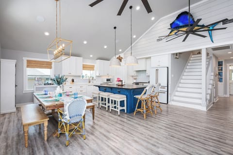 Beautiful open kitchen and dining designed for entertaining.