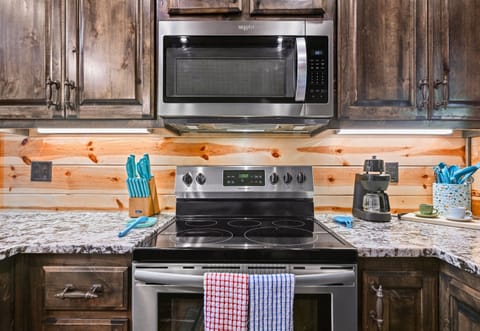 Fully equipped with stainless steel appliances and thoughtful touches for guests who enjoy cooking during their stay.
