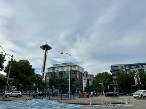 Pickleball courts directly across the street!