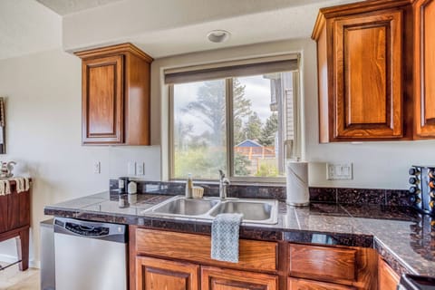 Moonlit Beach House Kitchen Double Sink-115
