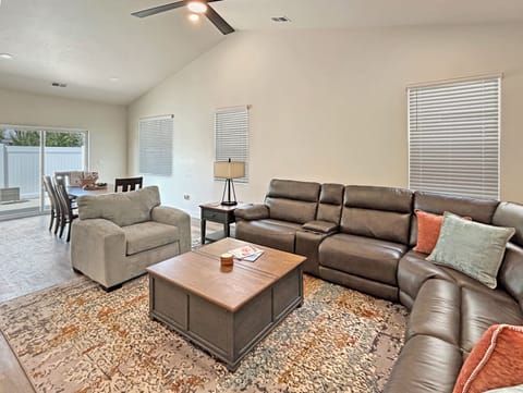 Comfy living area with recliners