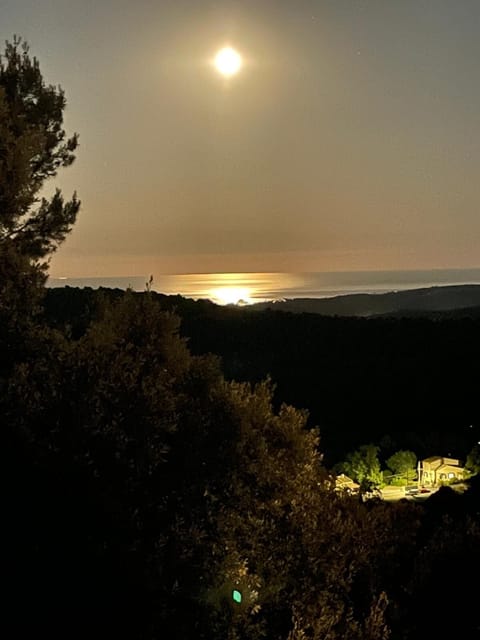 Full moon over Antibes