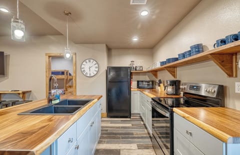 Fully stocked kitchen