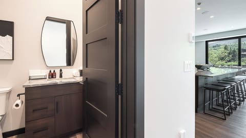 Powder room on main level