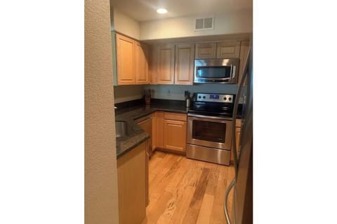 Fully equipped kitchen, well stocked for all your cooking needs