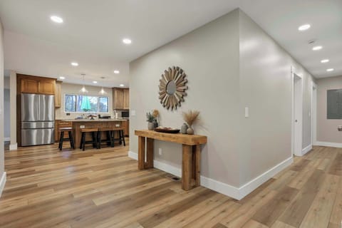 Inviting entryway to the home