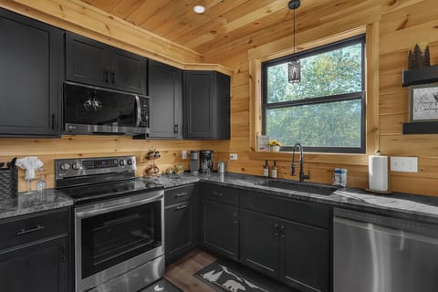 Kitchen - Stove and Microwave