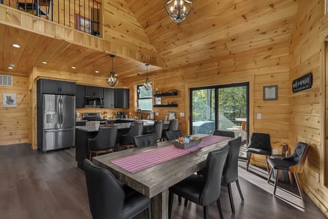 Dining Area into Kitchen