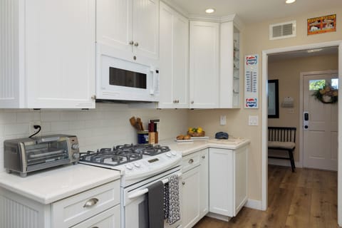 Fully stocked kitchen for your culinary creations.