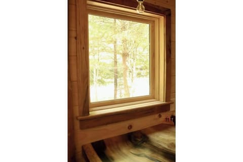 View out the loft window