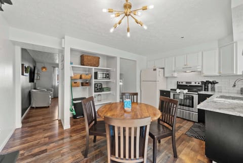 Make mealtime memories together at the dining table, seating 4